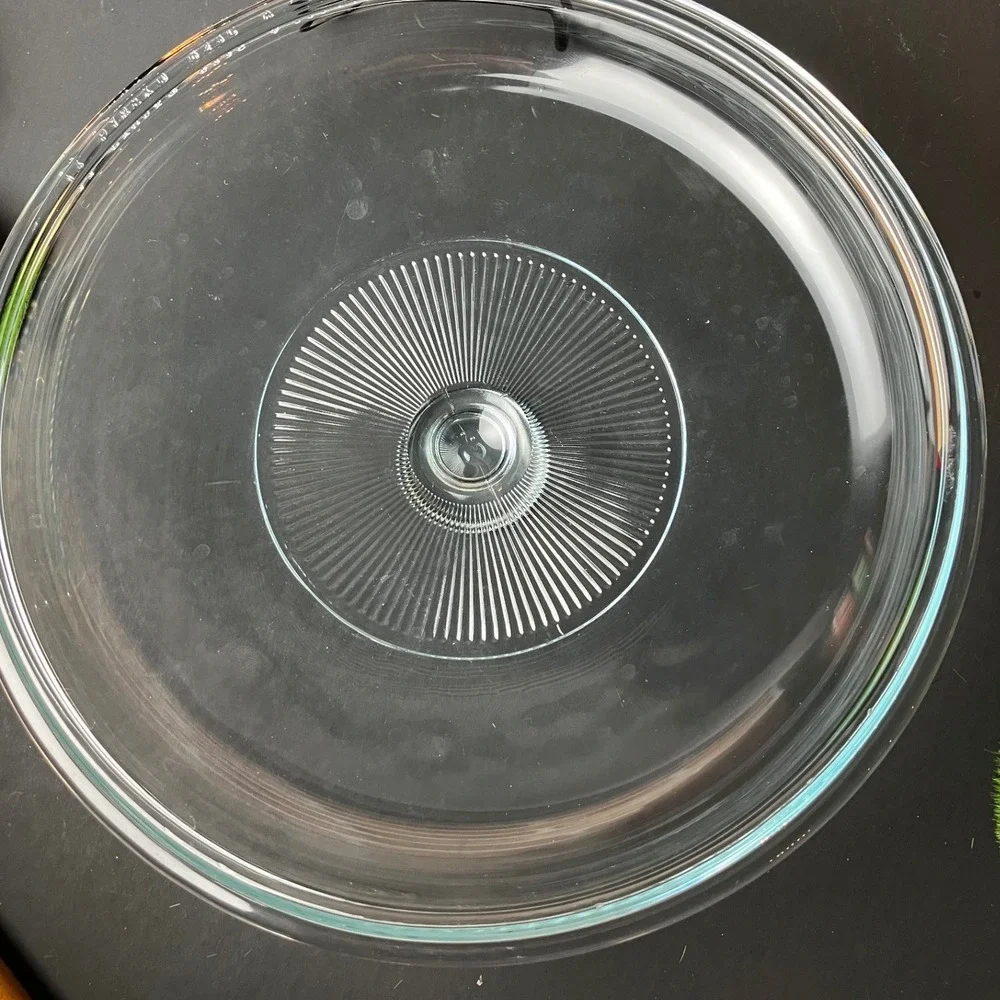 Pyrex Casserole Lid 623C 1.5 Qt Vintage Drip-Drop Condensation Dimple Cover